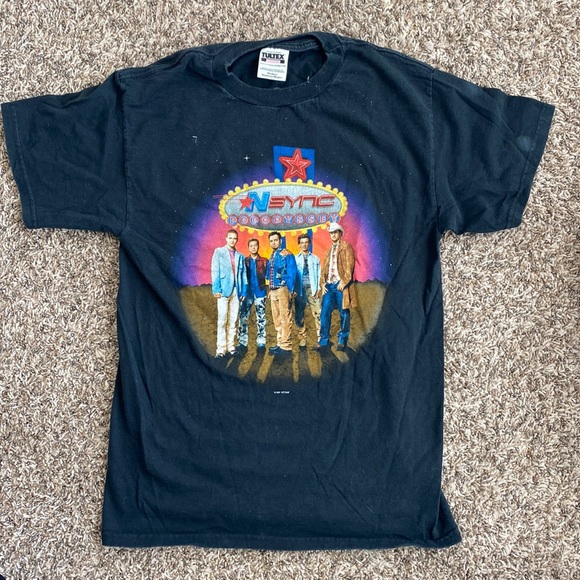 Tops Vintage Nsync Concert Graphic Tee Poshmark